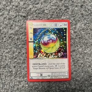 Metazoo UFO Kelsey Autograph Iridescent Orb Full Holo 1st Edition NM